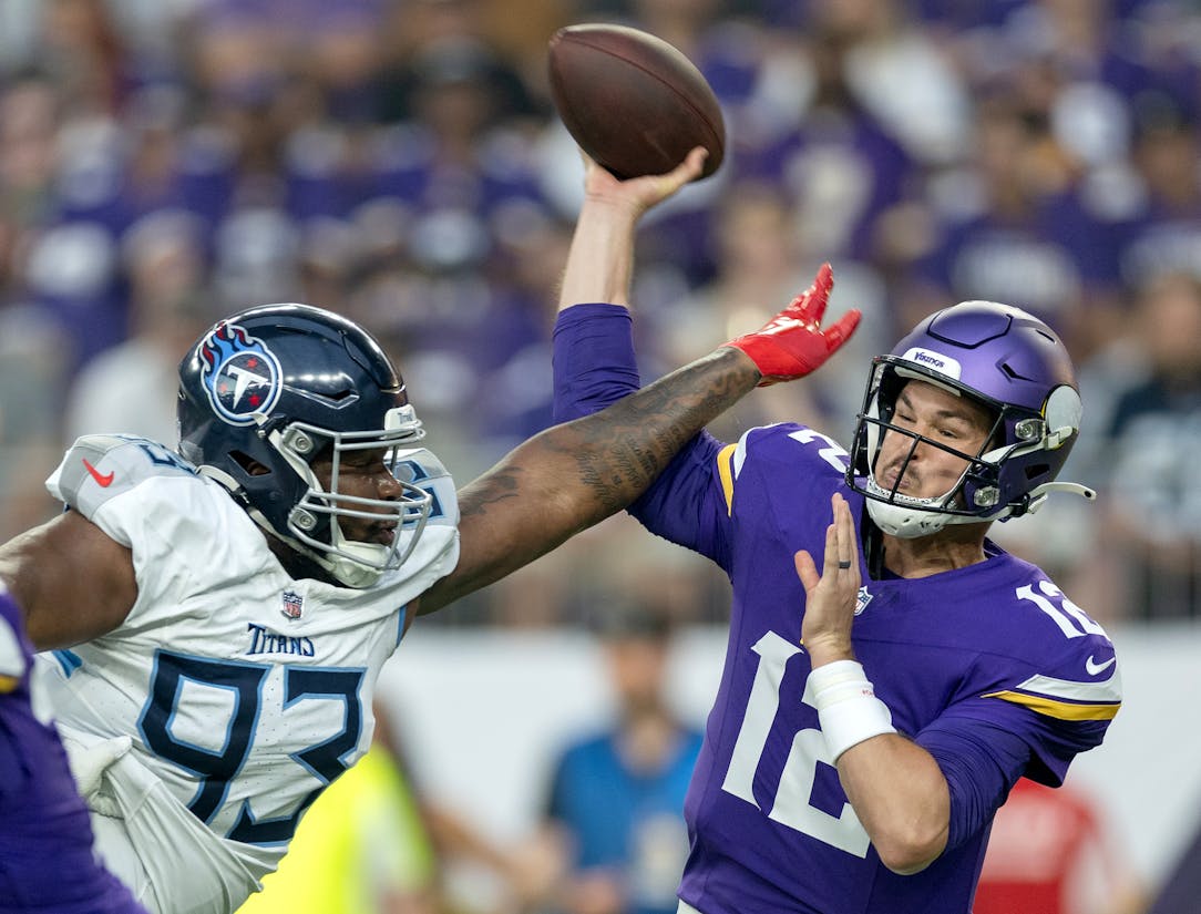 Vikings drop to 0-2 in preseason after offense stalls vs. Titans