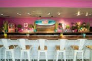 Get all the beachy vibes at the Malibu Barbie Cafe. 