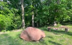 The Red Rock was moved from Eden Prairie last September to an undisclosed area at the Lower Sioux Indian Community near Morton, Minn.