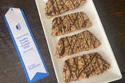 Amy Ellenberger of St. Paul won a blue ribbon for her Healthy Power Bars.