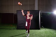 Gophers quarterback Athan Kaliakmanis, a third-year sophomore, went 3-2 as a starter last season and is eager to take more of a leadership role for th
