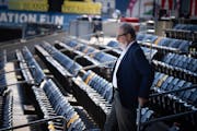 Former St. Paul Saints co-owner and president Mike Veeck last month at CHS Field.