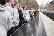 The Gophers football team visited the National September 11 Memorial & Museum in New York on Dec. 27 last year, two days before the Pinstripe Bowl aga