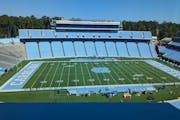 North Carolina’s Kenan Stadium two hours before the Gophers and No. 20 Tar Heels met.
