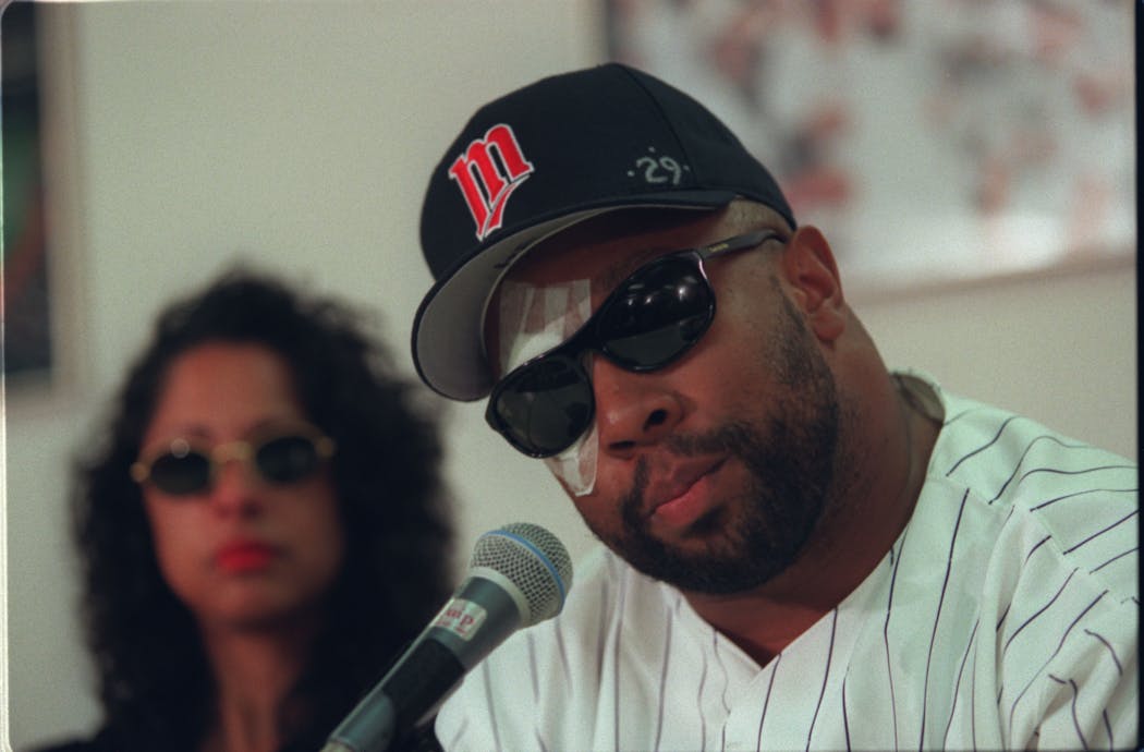 About 100 days after Kirby Puckett woke up unable to see clearly, he announced his retirement in July 1996. Tonya was by his side.