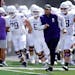 Northwestern interim coach David Braun took over the team after longtime coach Pat Fitzgerald was fired in July over alleged hazing in the program.