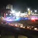 Footage from a Minnesota Department of Transportation traffic camera showed a heavy police presence outside the 4th Street Saloon after sunset on Wedn