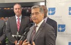 Xavier Becerra, the Secretary of the U.S. Department of Health and Human Services, spoke at a Minneapolis news conference in July.