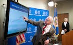 In a 2020 news conference, Gov. Tim Walz provided an update on the state’s next steps to respond to COVID-19. 