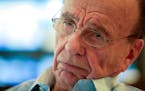 Rupert Murdoch in his office in New York in 2007. Murdoch, now 92, is retiring from the Fox and News Corp. boards, the companies announced Thursday, m