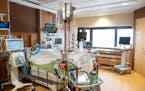 The interior of a new cardiovascular intensive care unit is seen Sept. 19 at M Health Fairview University of Minnesota Medical Center - East Bank in M