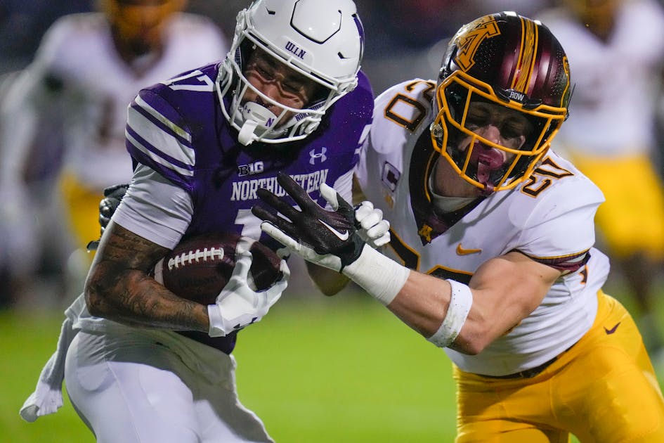 The Gophers took a huge lead in the second half, losing 37-34 in overtime to Northwestern