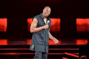 Comedian Dave Chappelle, shown in August performing at Madison Square Garden in New York during his 50th birthday celebration week.