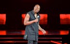 Comedian Dave Chappelle, shown in August performing at Madison Square Garden in New York during his 50th birthday celebration week.