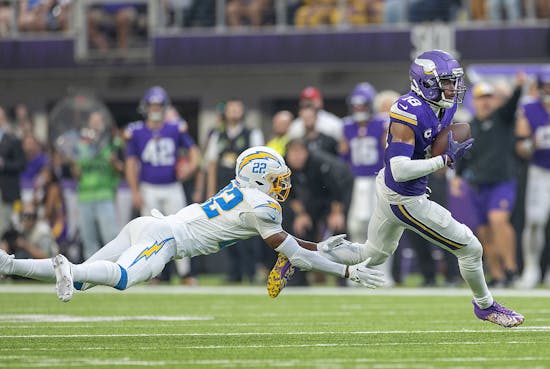 Vikings struggle on third down, in red zone, overshadowing passing