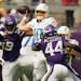 The Vikings blitzed Chargers quarterback Justin Herbert on more than 80% of his dropbacks on Sunday. 
