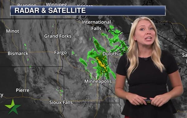 Evening forecast: Showers and thunderstorms