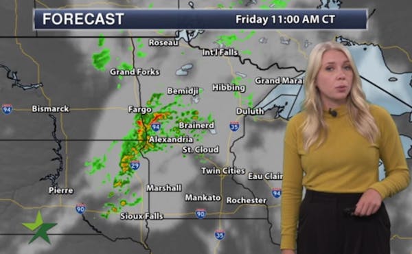 Evening forecast: Low of 61; moon-lit sky and mild ahead of a warmer weekend