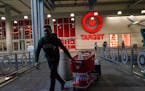 Customers at the Target store in the East Harlem neighborhood of Manhattan on Tuesday, Sept. 26, 2023.