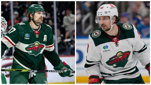 The Wild dealt with two of their personnel questions in one day, signing Mats Zuccarello, right, and Marcus Foligno to extensions.