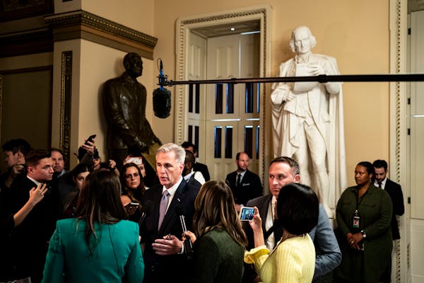 ‘’We’re going to do our job,’’ House Speaker Kevin McCarthy (R-Calif.) said before the House vote. ‘’We’re going to be adults in the r