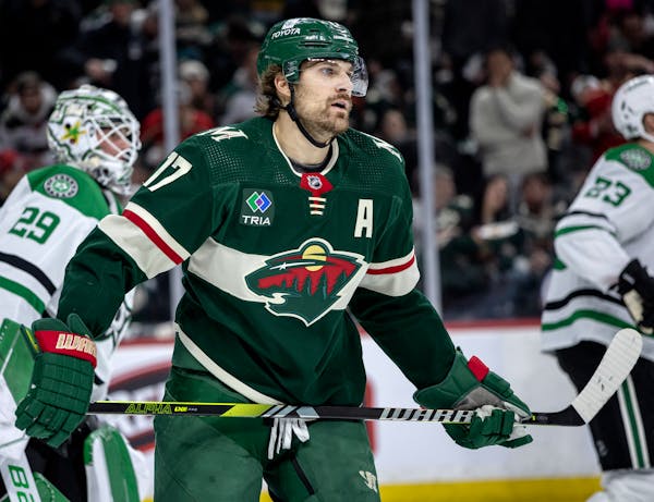 Assistant captain Marcus Foligno is one of the heart-and-soul players for the Wild.