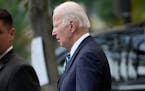 President Joe Biden on Saturday at church in Washington, before he signed the temporary funding plan and averted a government shutdown. 