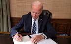 President Joe Biden signed the temporary funding plan on Saturday night. 
