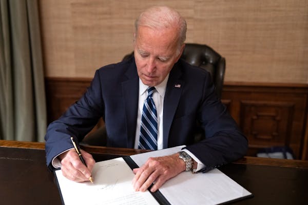 President Joe Biden signed the temporary funding plan on Saturday night. 