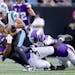 In his first action since Week 2, Vikings linebacker Marcus Davenport had his first sack since signing in the offseason from New Orleans.