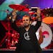 Ringo Starr flashed his signature peace signs to the audience at the end of a song early in his band’s set at Mystic Showroom at the Mystic Lake Cas