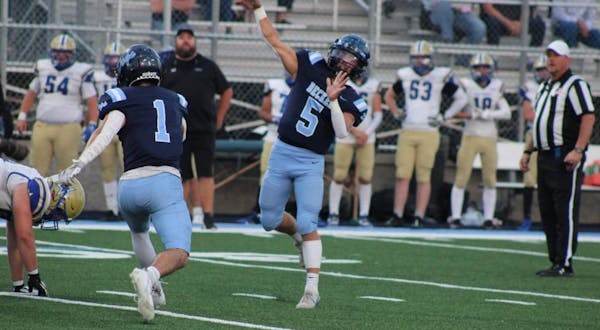 Zachary Bengtson has passed for 16 touchdowns this season for Becker.