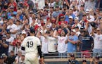 The loud crowd at Target Field got even louder when it saluted Twins starter Pablo López on his way off the mound in the sixth inning Tuesday.