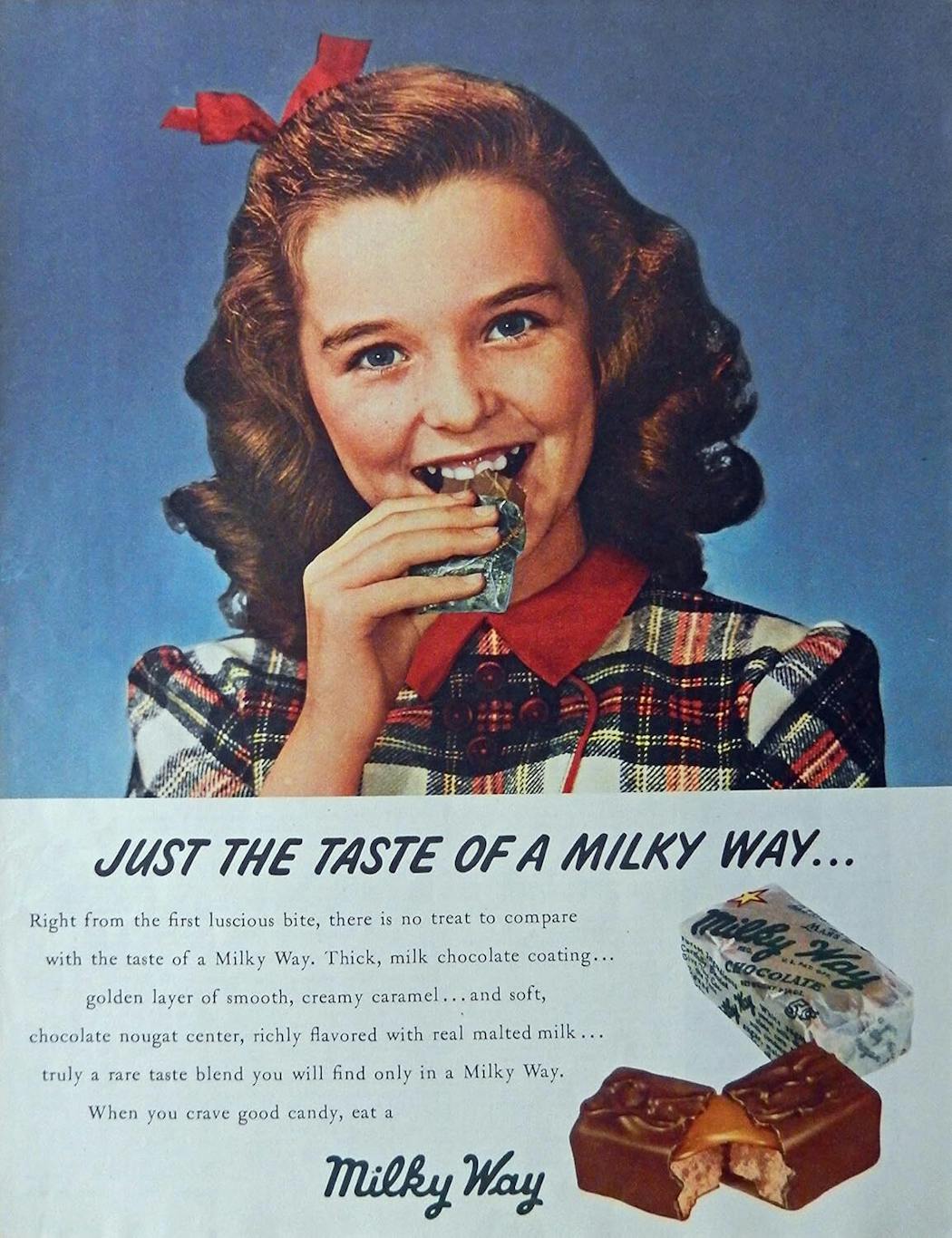 A Milky Way ad from 1947.