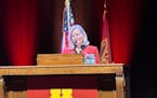 Former Rep. Liz Cheney spoke to a packed crowd at the University of Minnesota Wednesday night about the current state of politics.
