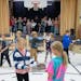 Students rehearsed a scene from “Newsies” in the gymnasium Friday at Marine Village School in Marine on St. Croix, Minn.