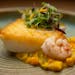 The Del Caribe Para El Mundo — sea bass with mango chutney and shrimp salad — is a standout at chef Soleil Ramirez’s restaurant Crasqui.