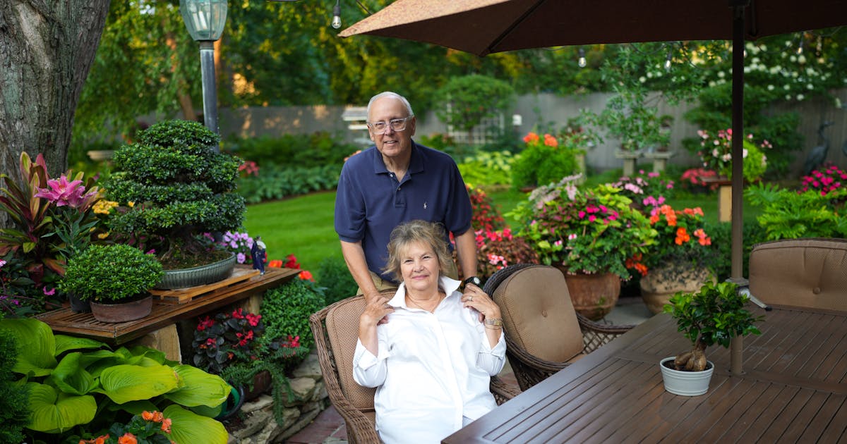 The Hopkins couple combine talents to win the beautiful garden