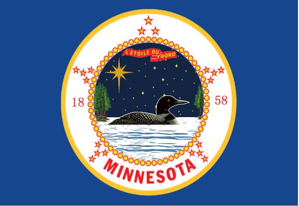 Submission F18 for a new Minnesota state flag.