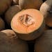 Cantaloupes are displayed for sale in Virginia on Saturday, July 28, 2017. On Friday, Nov. 17, 2023, the U.S. Centers for Disease Control and Preventi