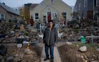 Iris Logan has been tending to the boulevard in front of her St. Paul home, but the city is ordering her to remove all the rocks and a bench, after so