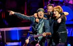Stevie Van Zandt, left, with his best friend, Bruce Springsteen, and Patti Scialfa of the E Street Band.