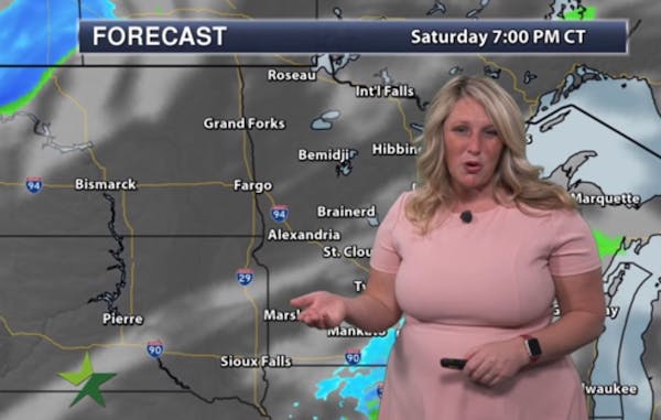 Evening forecast: Low of 24; considerable cloudiness with a couple of flurries