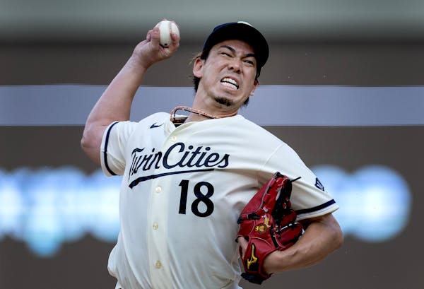 Kenta Maeda went 6-8 with a 4.23 ERA with the Twins this year after missing the 2022 season because of Tommy John elbow ligament replacement surgery.