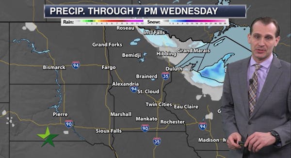 Afternoon forecast: Flurries possible, high 21