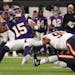 The Bears kept Vikings quarterback Joshua Dobbs uncomfortable all night, forcing four interceptions and allowing only 185 passing yards.