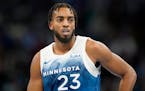 Troy Brown Jr. scored 17 points off the bench in the Wolves’ win over Oklahoma City.