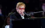 FILE - Elton John performs on the South Lawn of the White House in Washington, Friday, Sept. 23, 2022. Elton John is set to address Britain’s Parlia