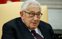 Former Secretary of State Henry Kissinger, shown during a meeting with President Donald Trump in the Oval Office of the White House, Oct. 10, 2017, in