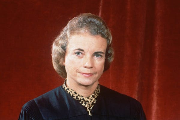 FILE - Supreme Court Associate Justice Sandra Day O’Connor poses for a photo in 1982. 